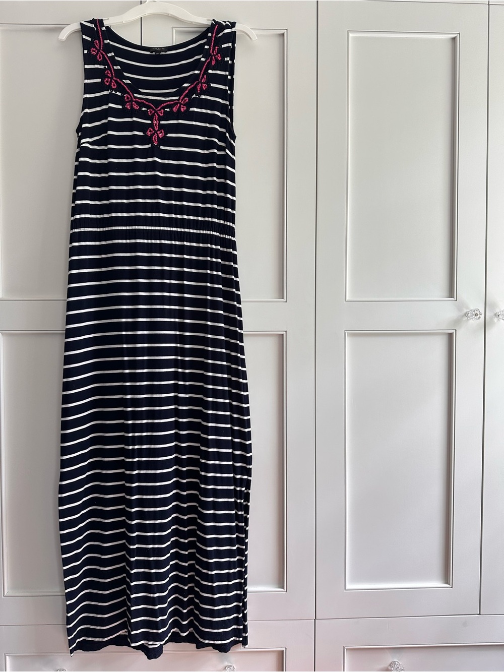Talbots striped maxi dress, size MP